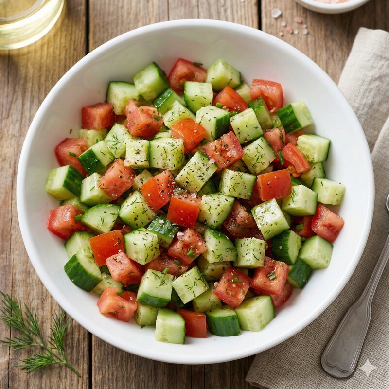 Cucumber Dill Seed Salad